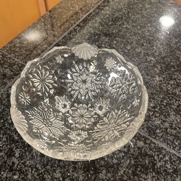 2 Snack Serving Bowls Glass, snack Plates Bowl Serving, - Picture 6 of 10